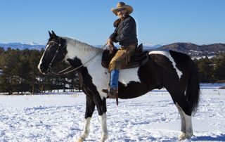 A Cowboy Ride's with a Prosthetic Leg